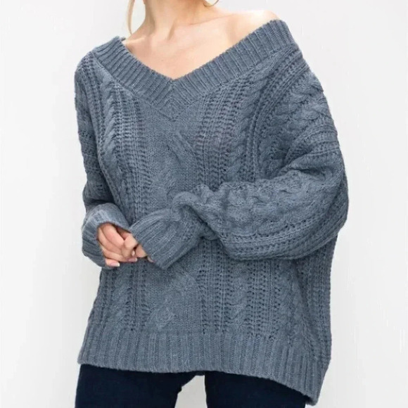 CABLE Knit Sweater - more colors - Picture 2 of 4